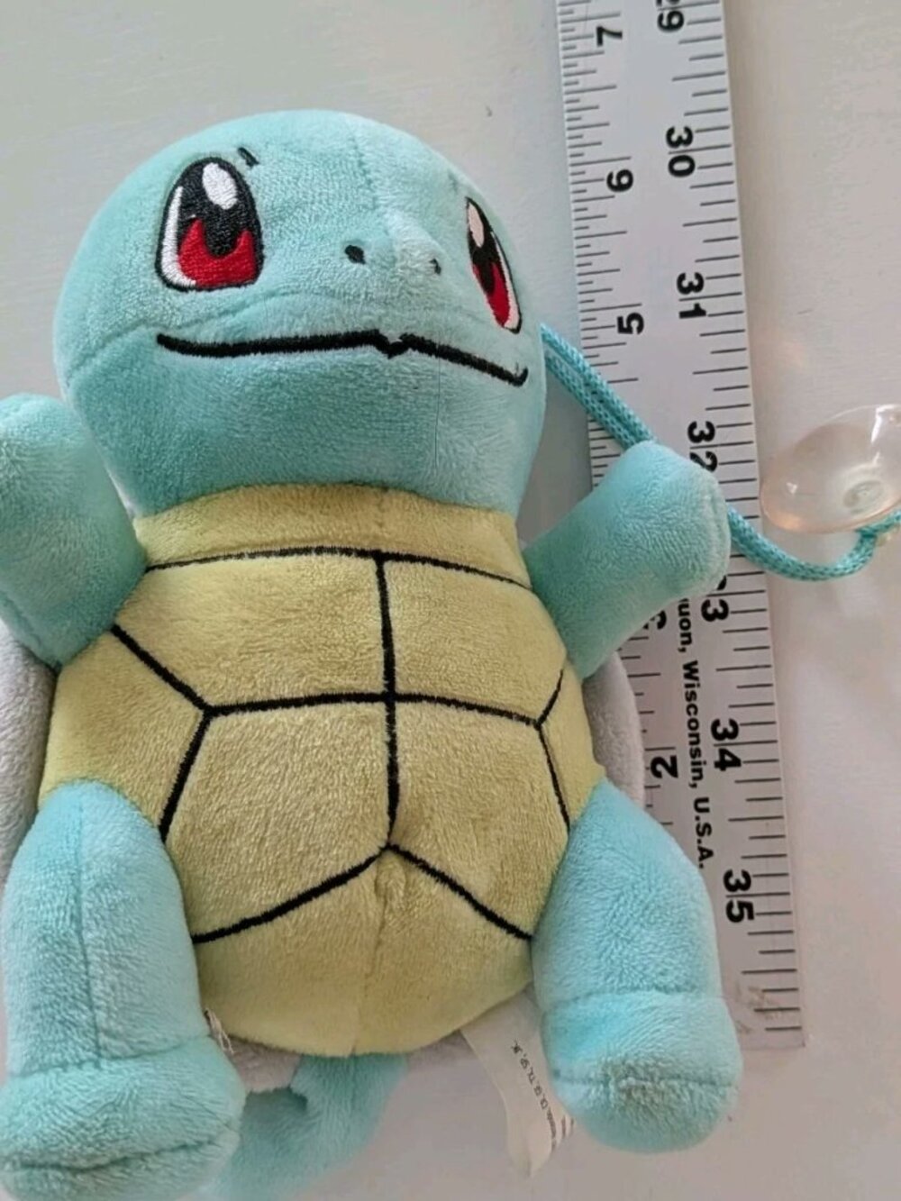Pokemon Squirtle Plush Collectible Toy Water Type 8in Blue Car Hanger Rave